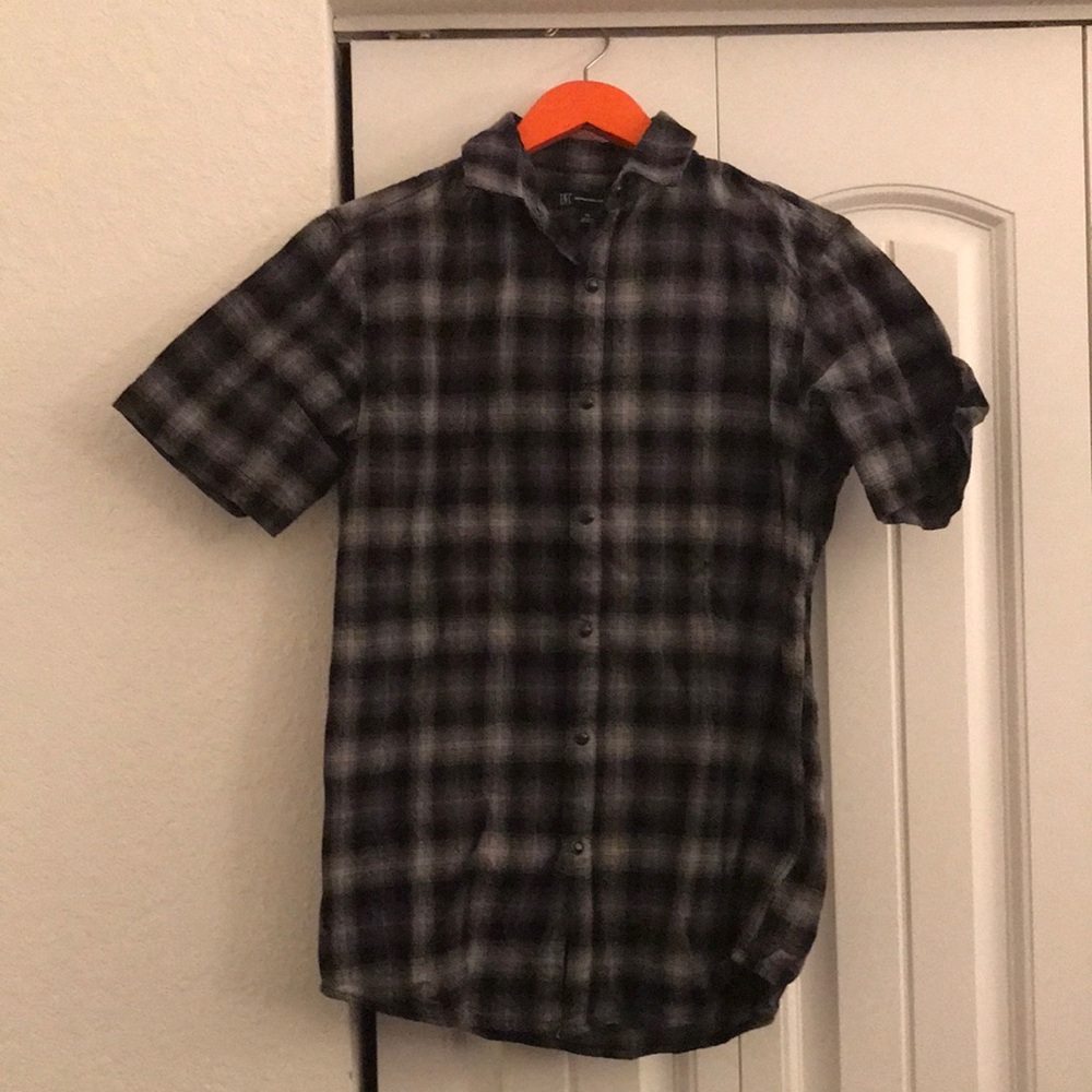 Men’s INC Short Sleeved Flannel Shirt